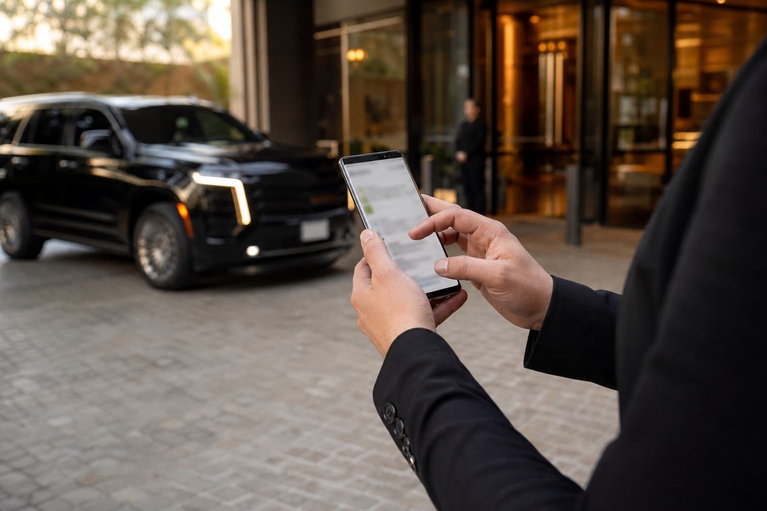 Dispatch coordination for a luxury transportation booking