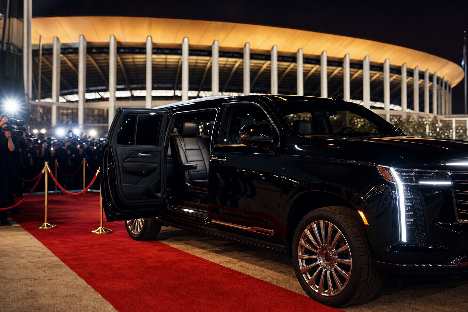 Luxury transportation for LA events and red carpet